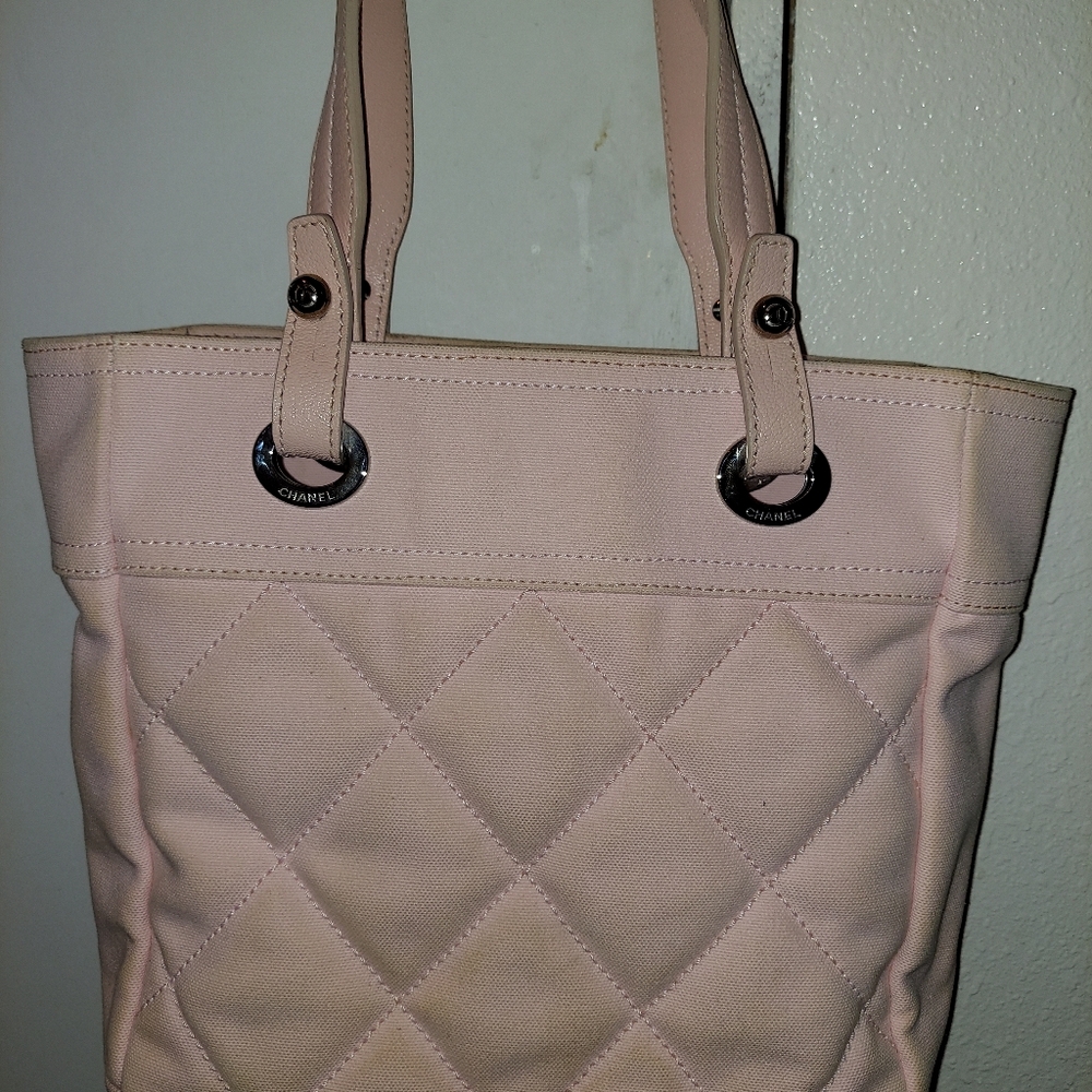CHANEL tote bag light pink - Picture 9 of 12